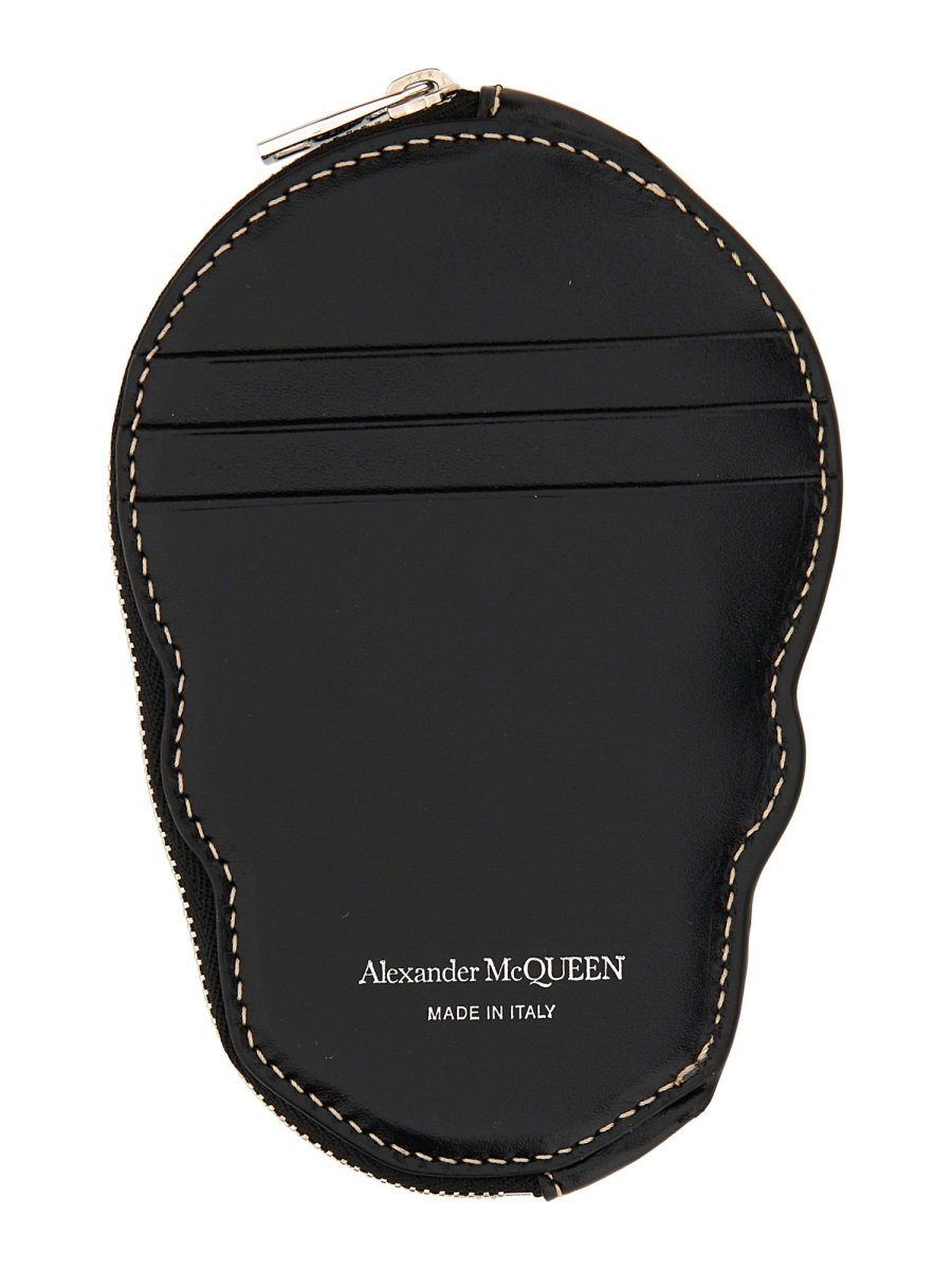 Alexander McQueen Skull Zipped Wallet