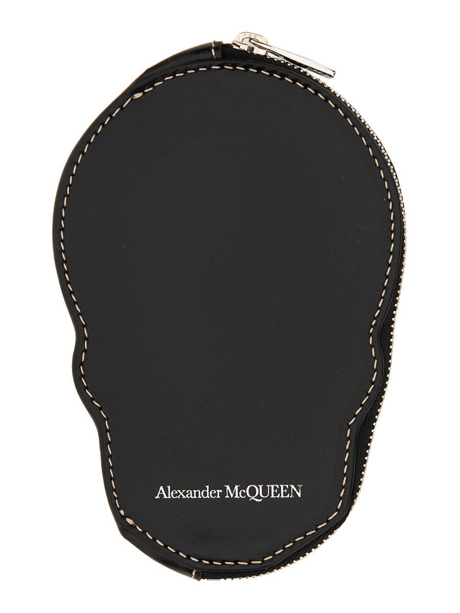 Alexander McQueen Skull Zipped Wallet