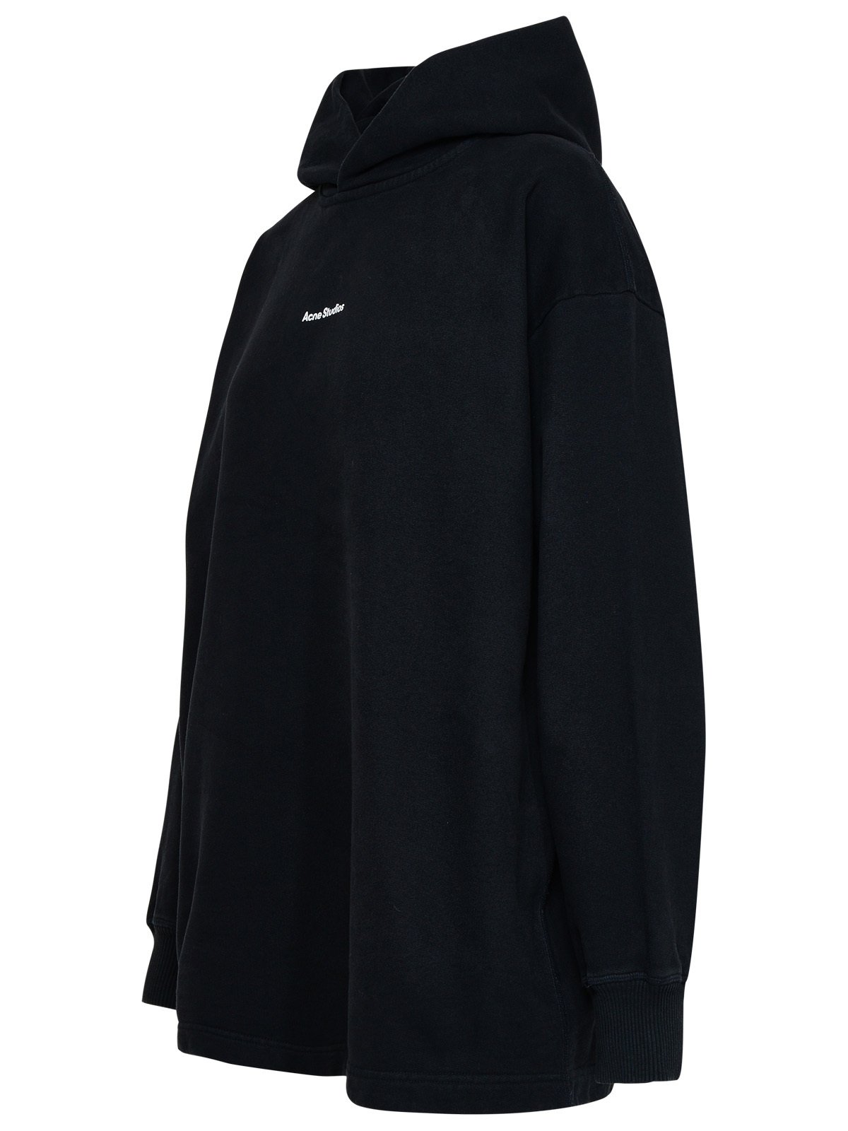 Acne Studios Logo Printed Long Sleeved Hoodie