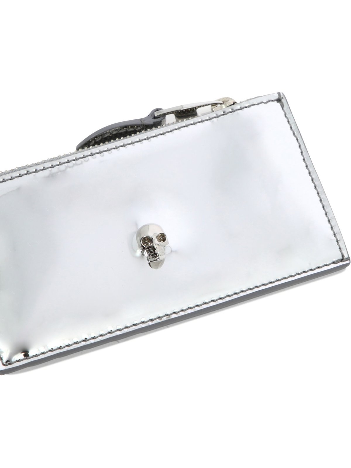 Alexander McQueen Skull Embellished Zipped Wallet