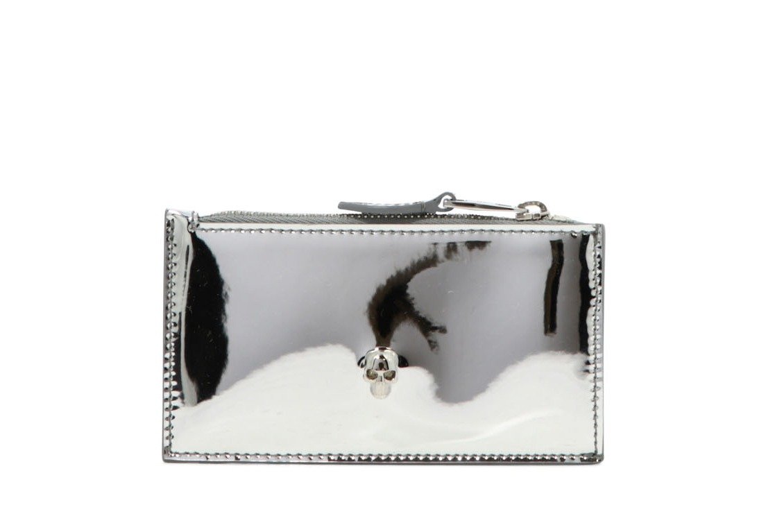 Alexander McQueen Skull Embellished Zipped Wallet