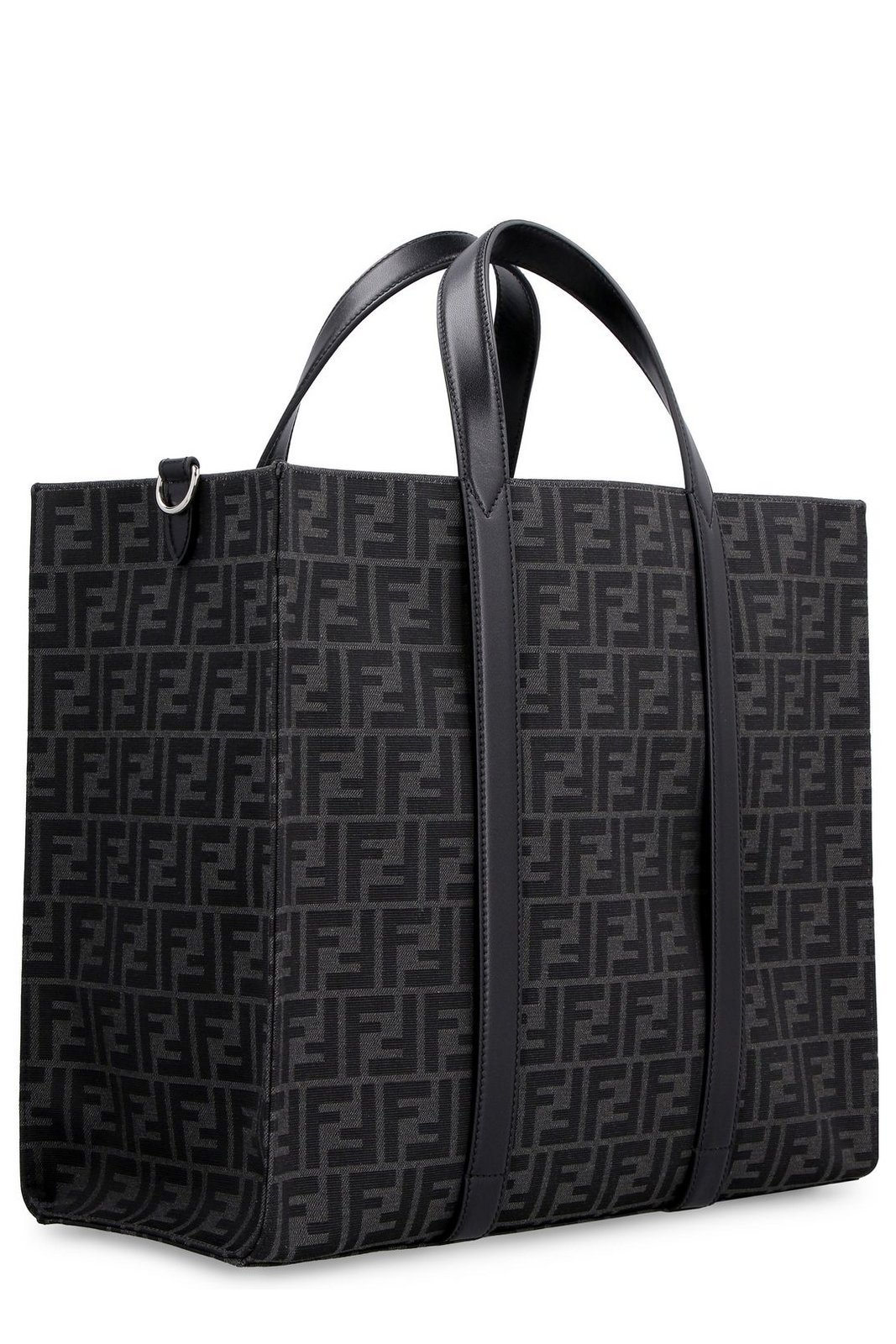 Fendi FF Jacquard Open Top Tote Bag 4 Fendi FF Jacquard Open Top Tote Bag