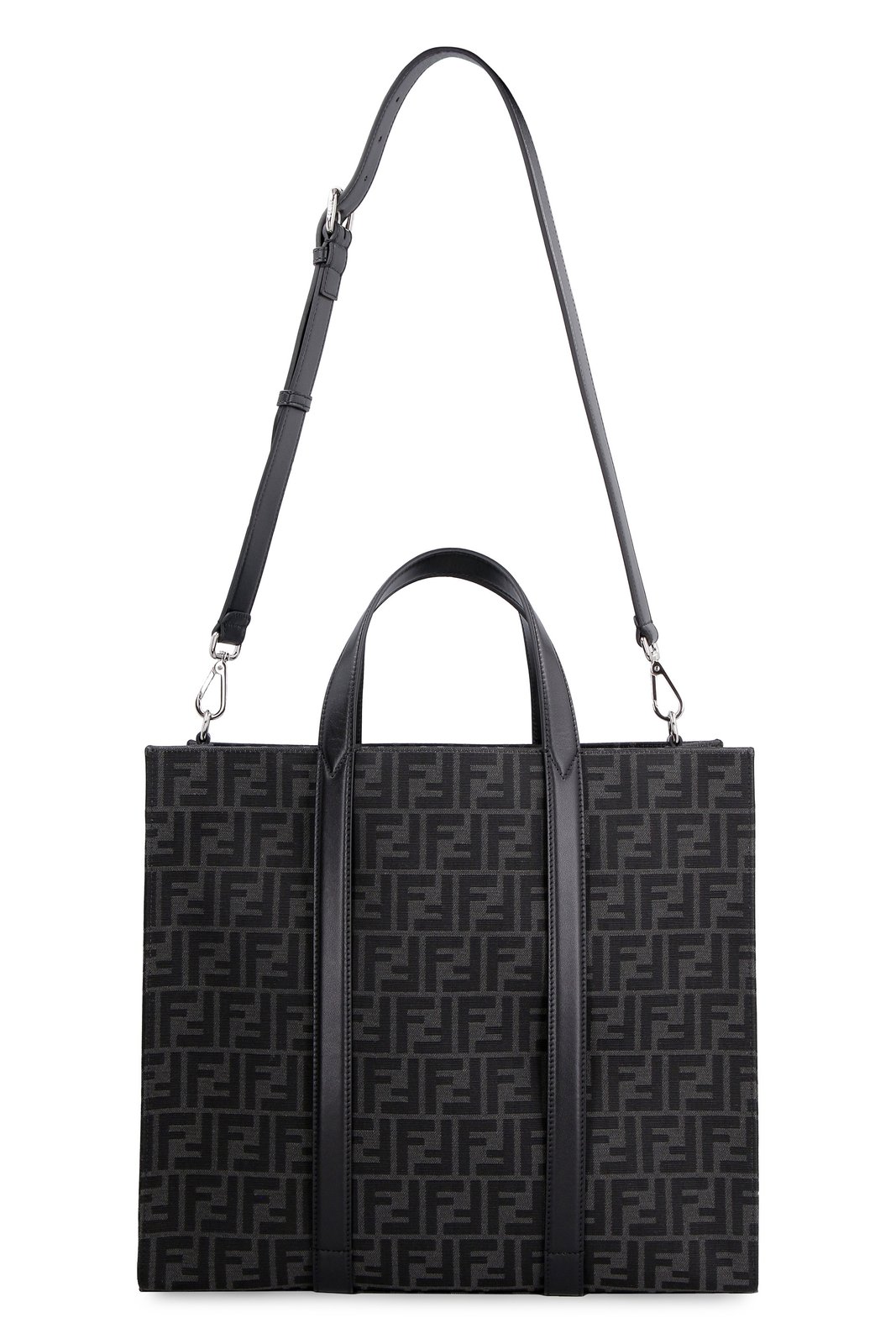 Fendi FF Jacquard Open Top Tote Bag 5 Fendi FF Jacquard Open Top Tote Bag