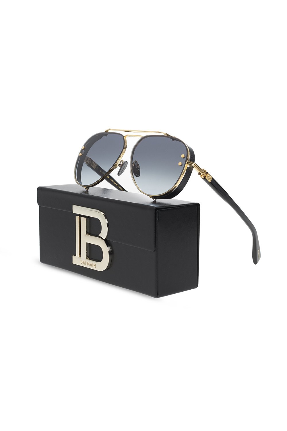Balmain Eyewear Aviator Frame Sunglasses 3 Balmain Eyewear Aviator Frame Sunglasses
