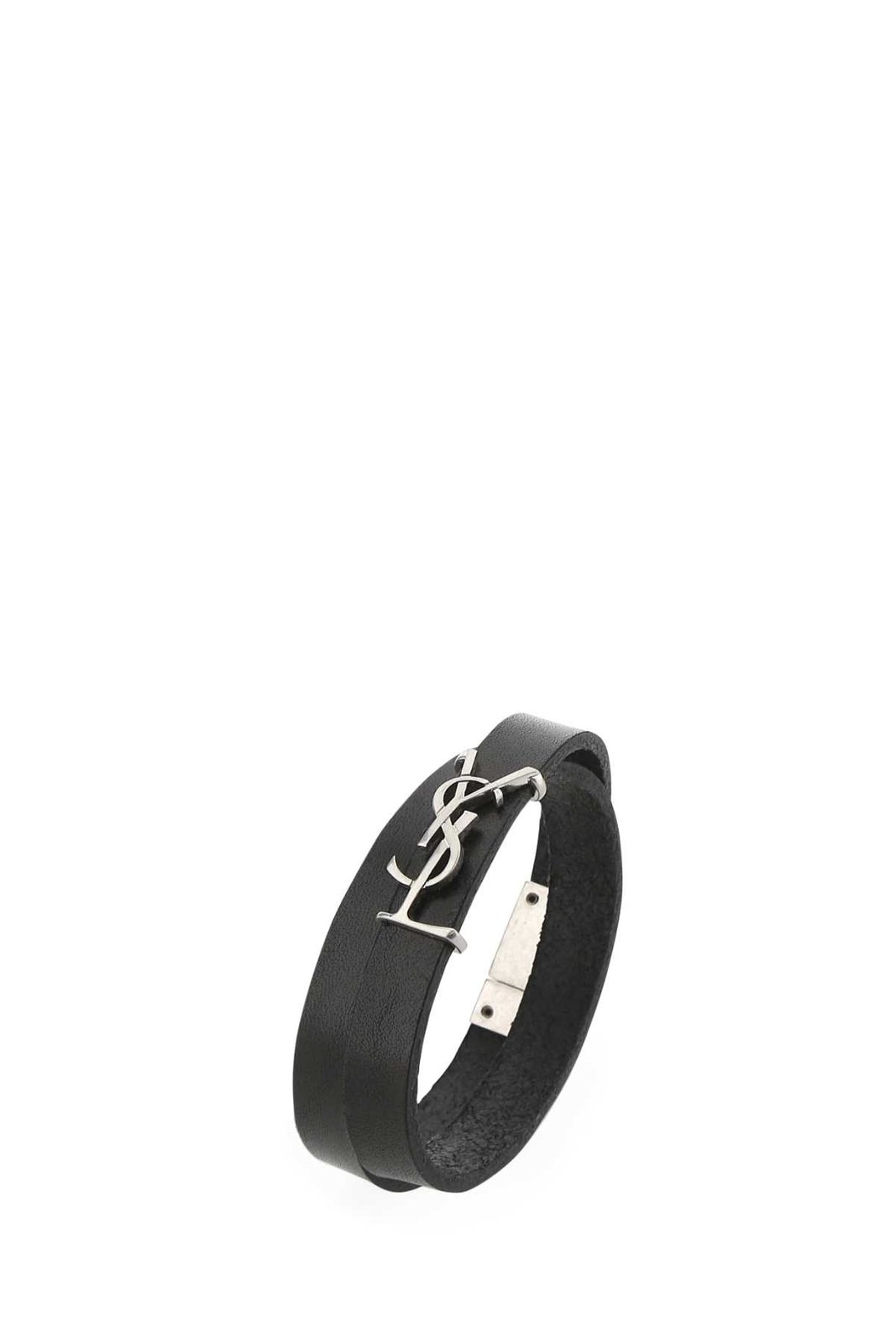 Saint Laurent Cassandre Logo Plaque Bracelet 1 Saint Laurent Cassandre Logo Plaque Bracelet
