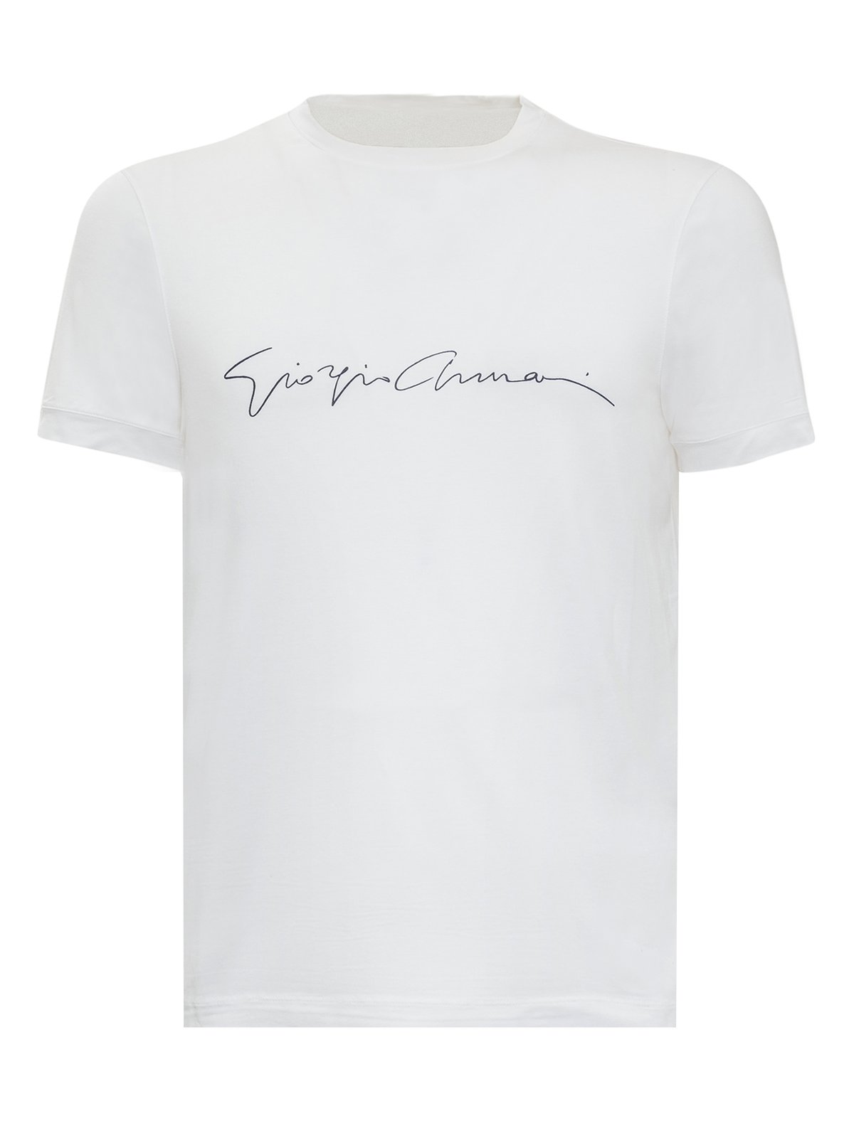 Giorgio Armani Logo Printed Crewneck T-Shirt