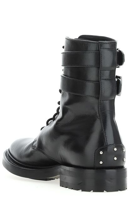 Saint Laurent Army Double Buckle Boots