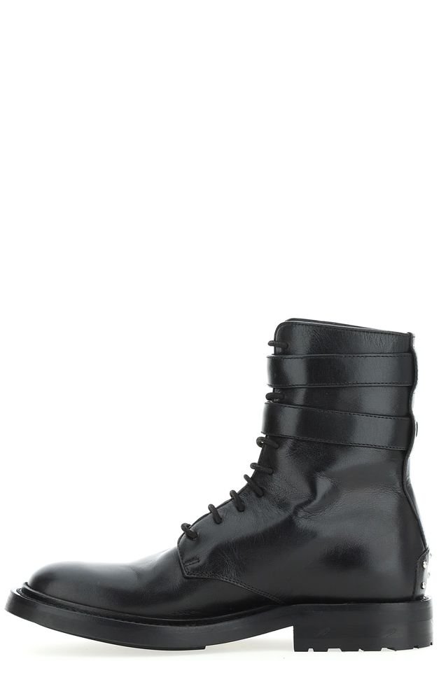 Saint Laurent Army Double Buckle Boots